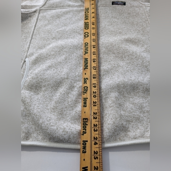 Women's LL Bean Sweater Fleece Pullover Medium Sailcloth - Picture 8 of 9